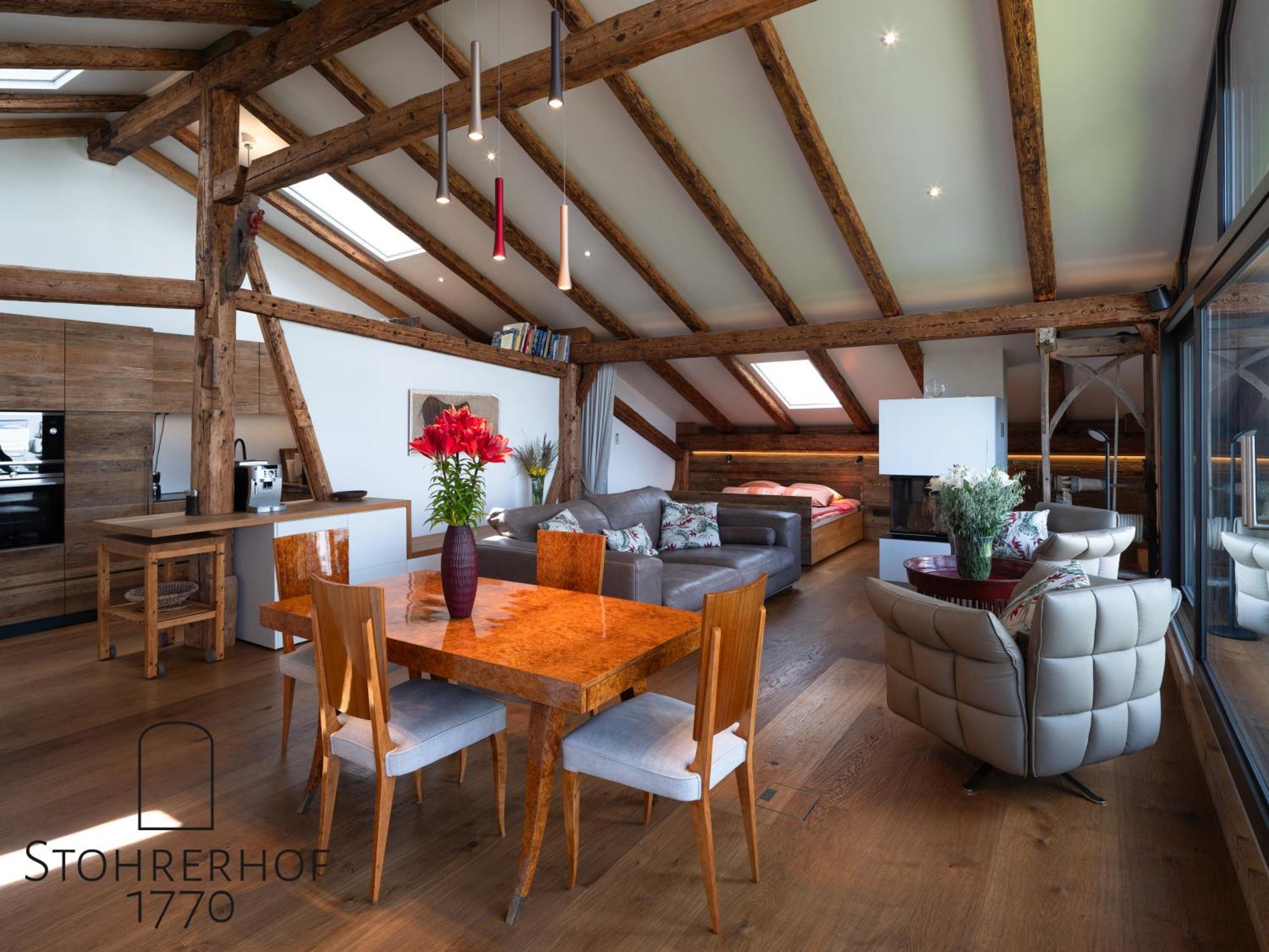 5 Sterne Penthouse-Loft Gut Stohrerhof Bis 4 Personen Diessen am Ammersee Exterior foto